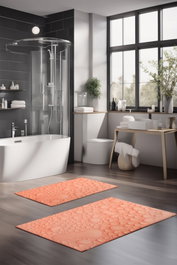 Mijölnir Juego de alfombrillas de baño CT-5354 de 2 piezas Multicolor